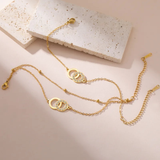 Edelstahlarmband mit Zirkonia-Kristallen