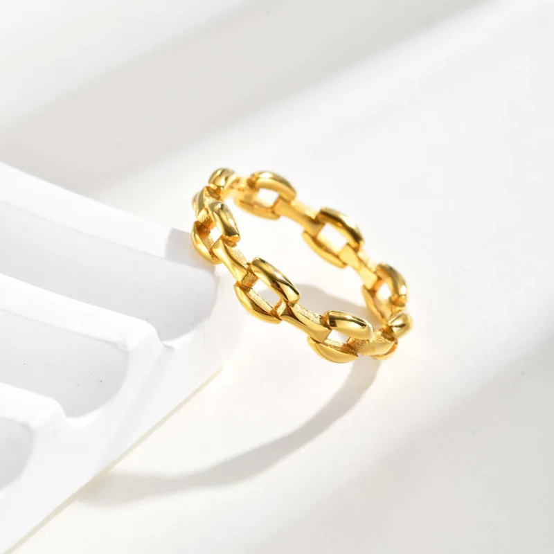 Klassischer Edelstahlring