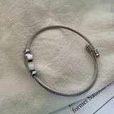 Titanstahlarmband mit Kreuzsymbol