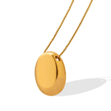 Elegante Edelstahlhalskette mit Anhänger