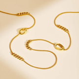 Edelstahlhalskette "Options"