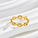 Klassischer Edelstahlring