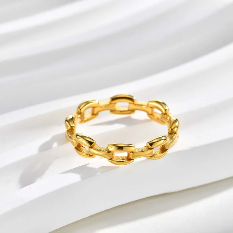 Klassischer Edelstahlring