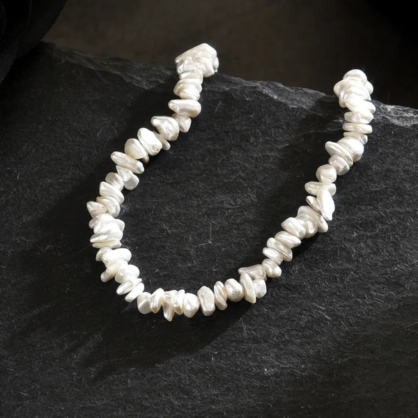 Elegante Muschelperlenhalskette