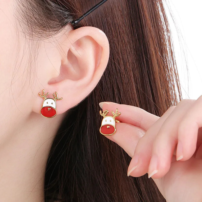 Edelstahl-Schmuckset "Rentier"