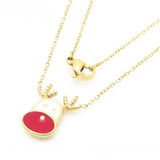 Edelstahl-Schmuckset "Rentier"